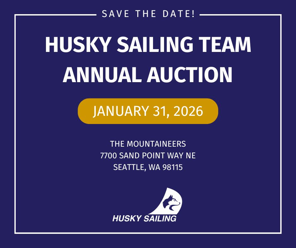 Save The Date! Husky Sailing Auction on January 31st, 2026
